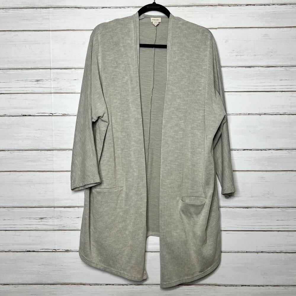 Donni Anthropologie Open Front Cardigan Size Large